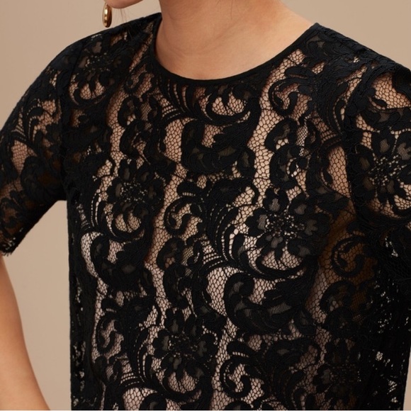 ✨ARITZIA✨WILFRED Martory Lace Mini Dress in Brown - Picture 2 of 7